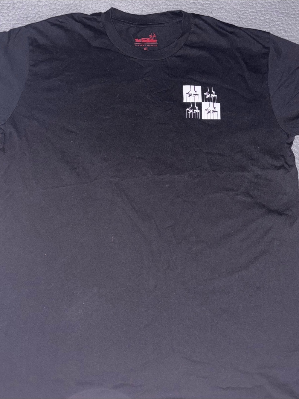 Black Graphic Crewneck T-Shirt - The Godfather
